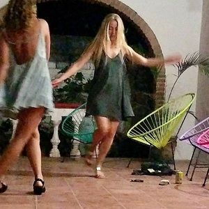 Small grey lightweight travel mini dress